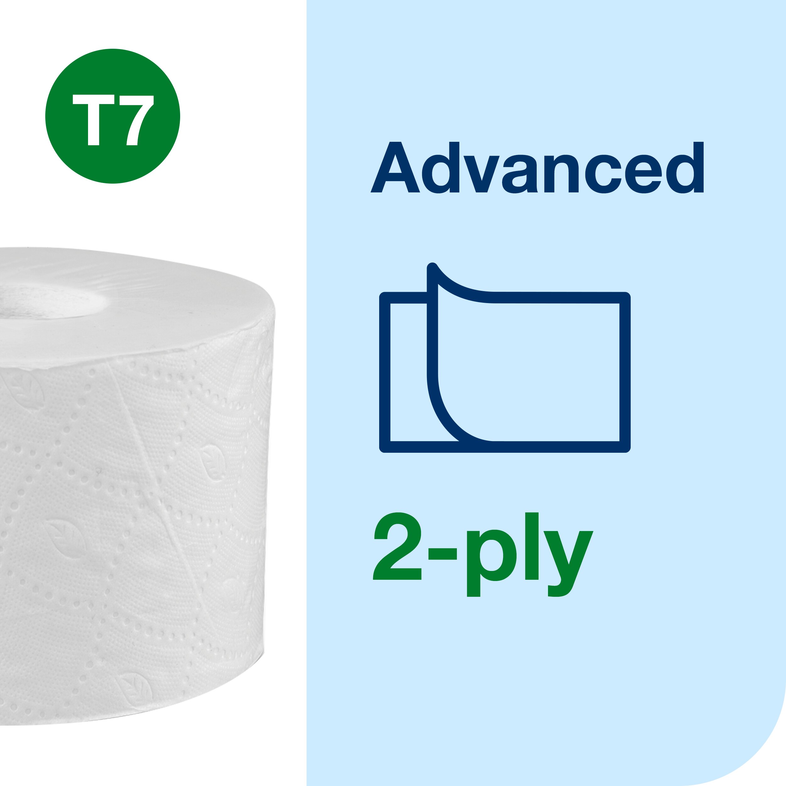 Toaletný papier OptiServe®, bezdutinkový, 2vrstvový., 820 út., biely, šírka 93 mm, návin 94,3 m
