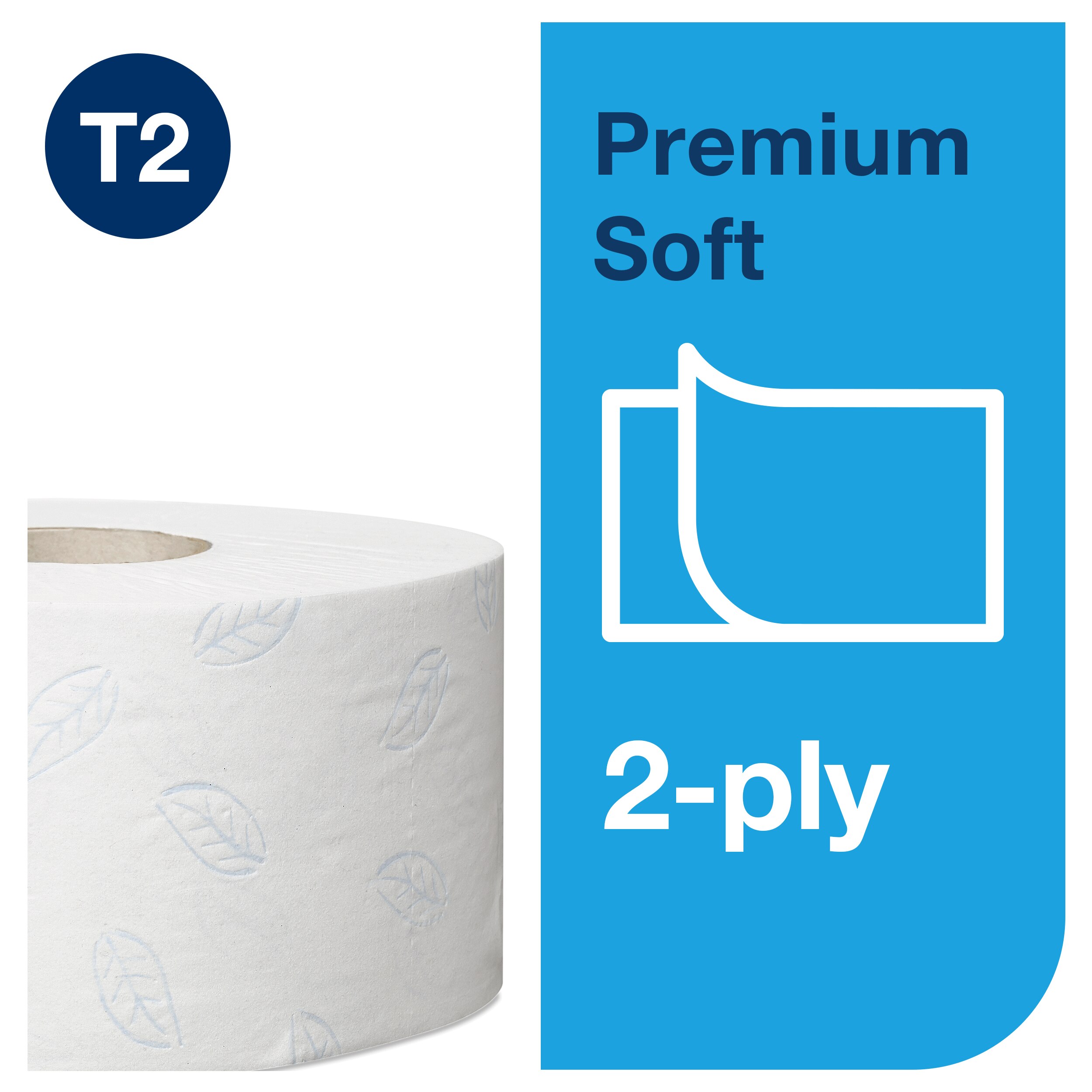 Toaletný papier JUMBO Premium MINI 2vrstvový, návin 170m, počet útržkov 850, farba biela,