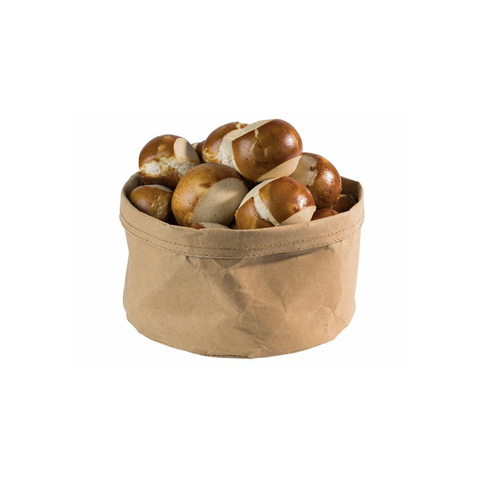 košík na pečivo "PAPERBAG" okrúhly pr.20 cm, hnedý