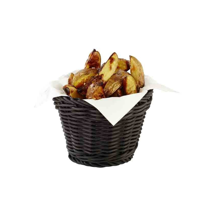 košík na pečivo PROFI LINE priemer 13cm okrúhly polypropylén čierny