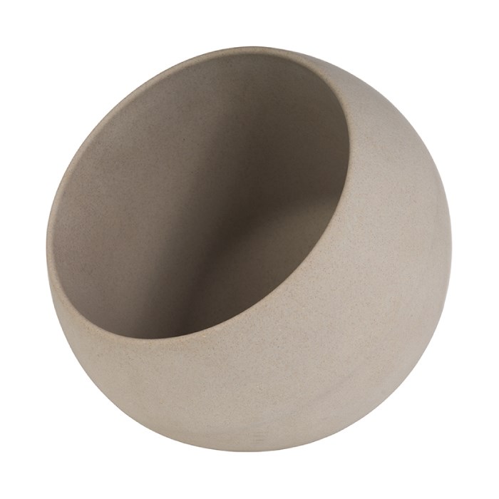 guľa bufetová MOON sivá, 19 cm, 0,8 l, melamín + viečko