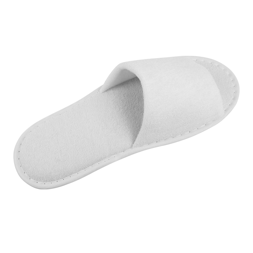 Hotelové papuče LIGHT biele, otvorené