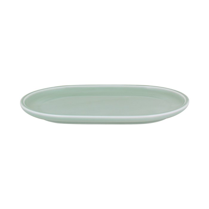 Shiro Glaze podnos ovál coup FROST 36x24 cm