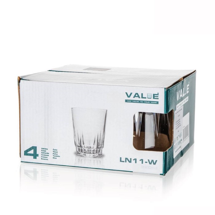 Pohár na vodu VALUE 300 ml