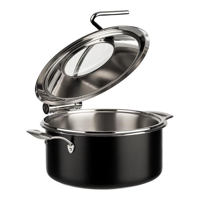 chafing dish "HRNIEC", čierny, 4 l