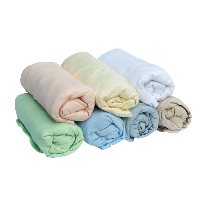 prestieradlo Jersey Comfort 180x200x22 zelené, s gumou, 180g/m2, 100%BA