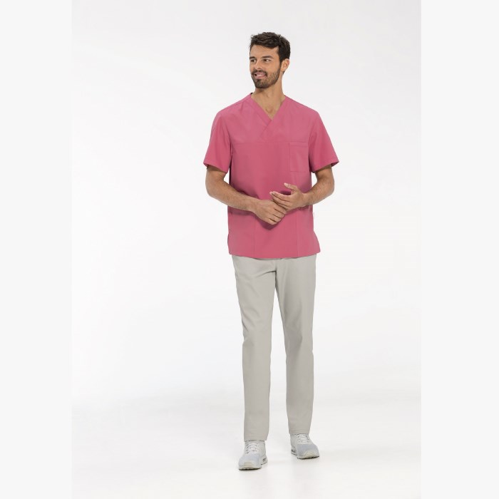 Unisex tunika, regular fit, ružová, veľ. M