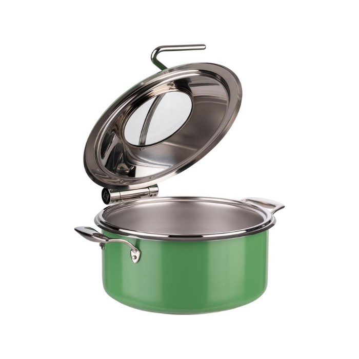Chafing dish "HRNIEC", 4 dielna sada, 4 l, zelený