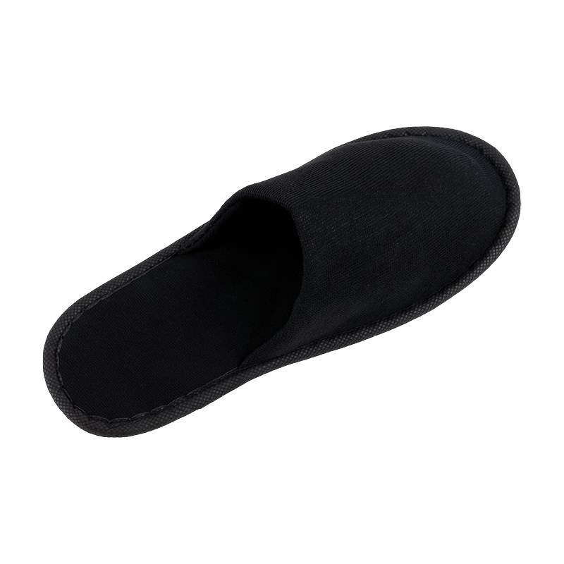 Hotelové papuče STANDARD čierne, zatvorené, 28 cm