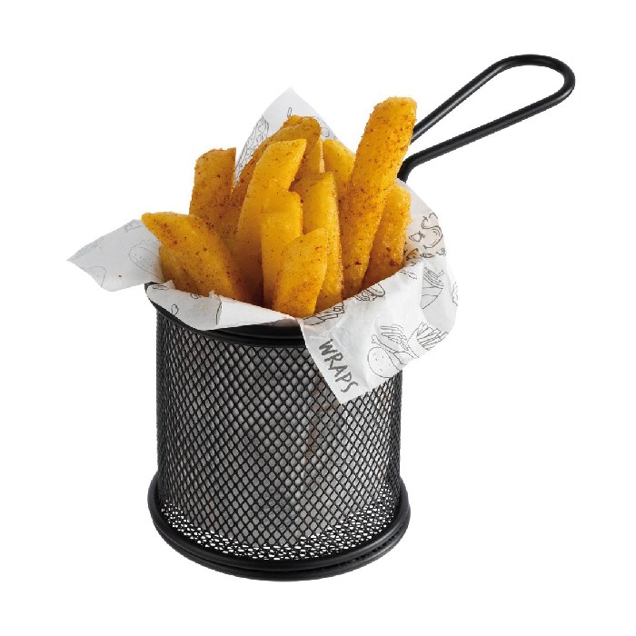 Servírovací / fritovací košík SNACKHOLDER, priemer 9 cm, výška 8,5 cm