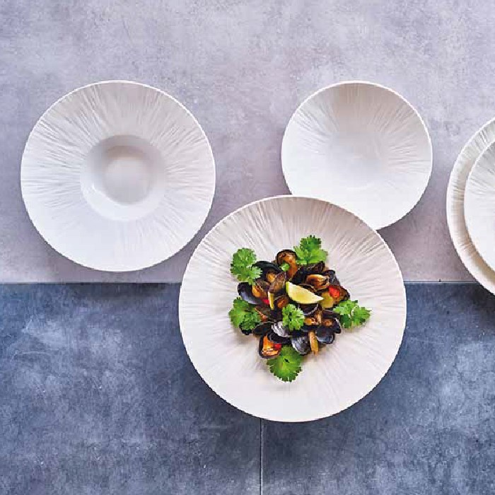 Tanier na pastu PURE WHITE, 24 cm