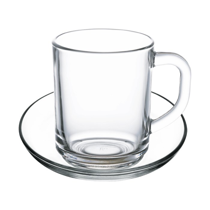Sklenený univerzálny podšálka 11cm