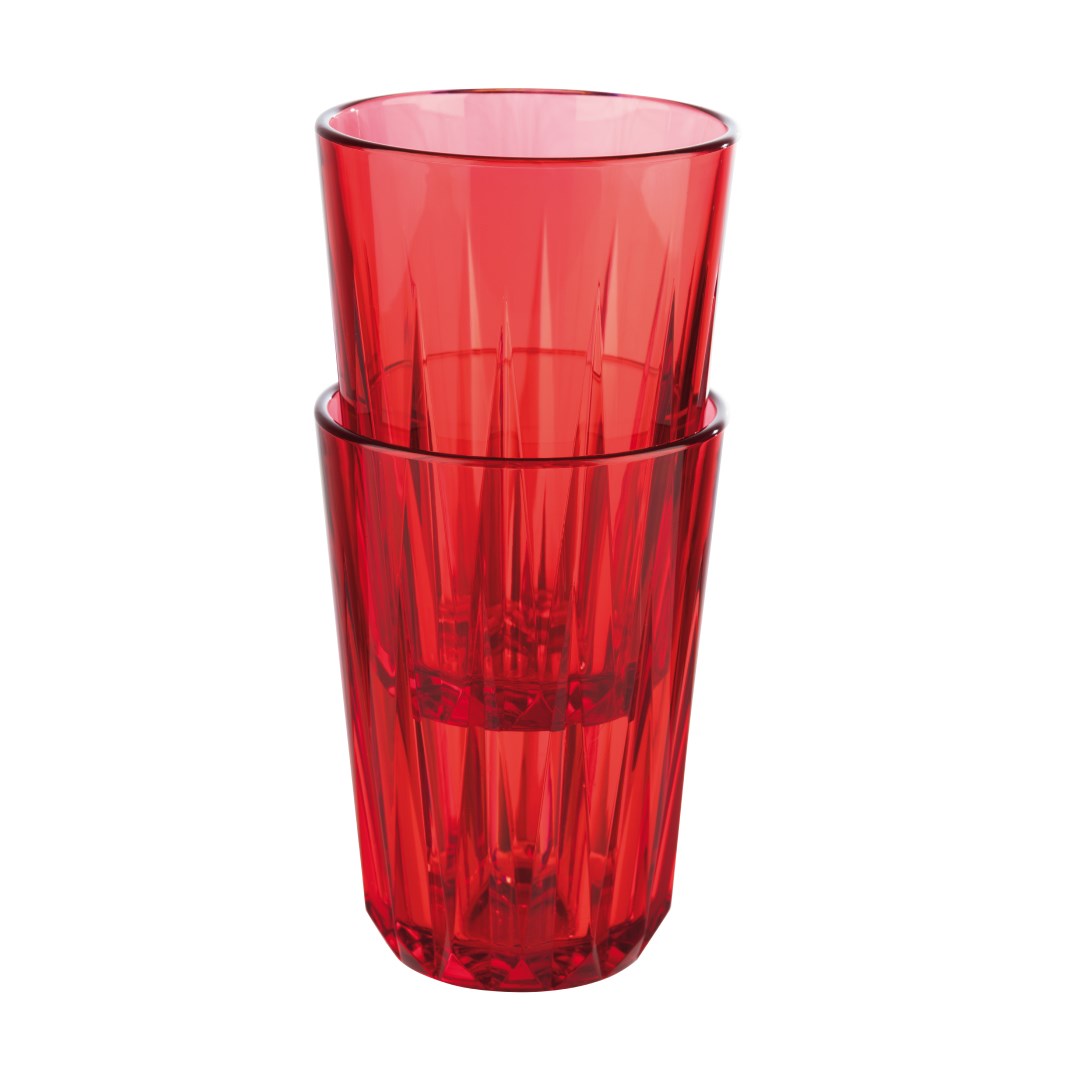 odlivka Crystal 0,15 l červená
