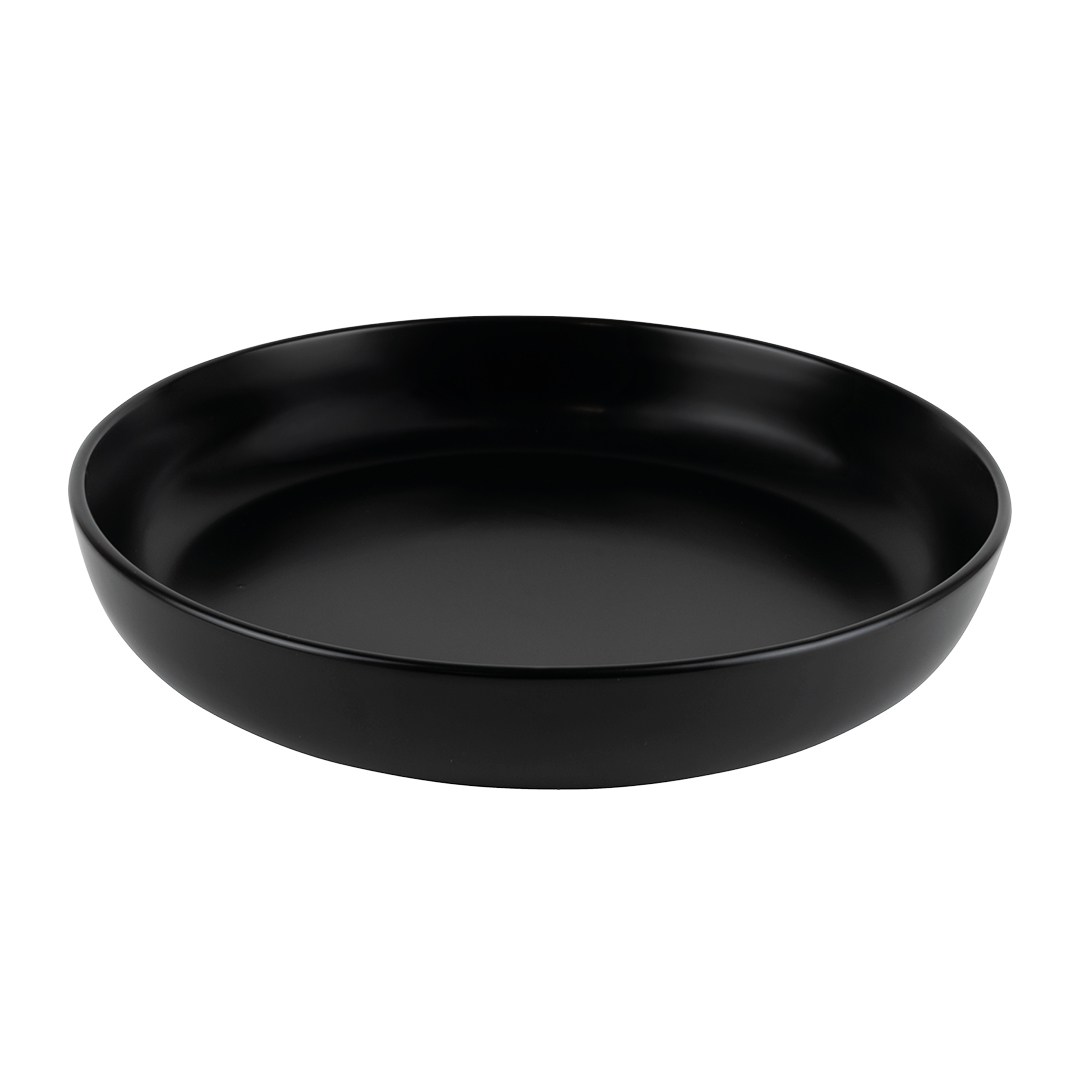 Polohlboký tanier FUTURE BLACK 24 cm