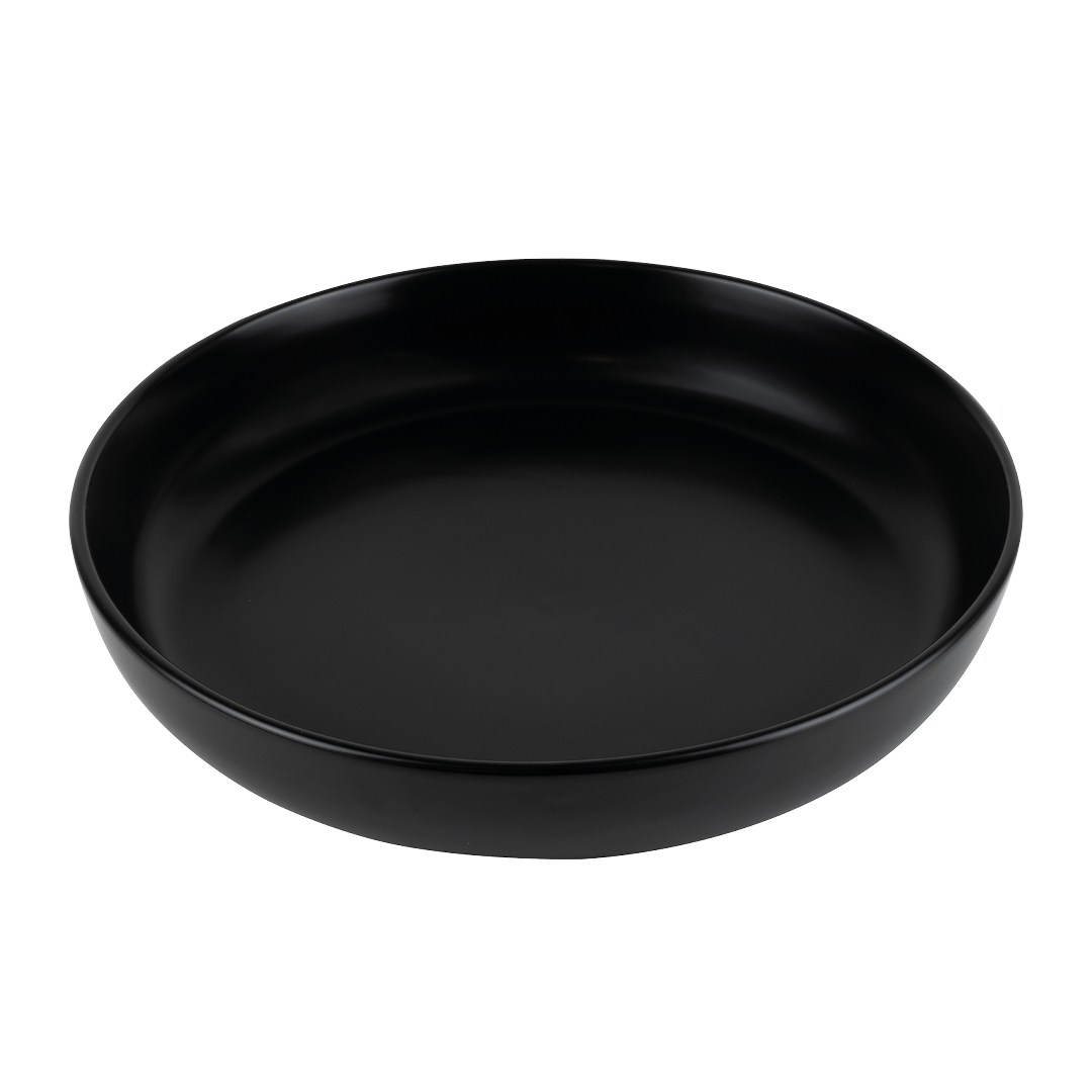 Polohlboký tanier FUTURE BLACK 24 cm