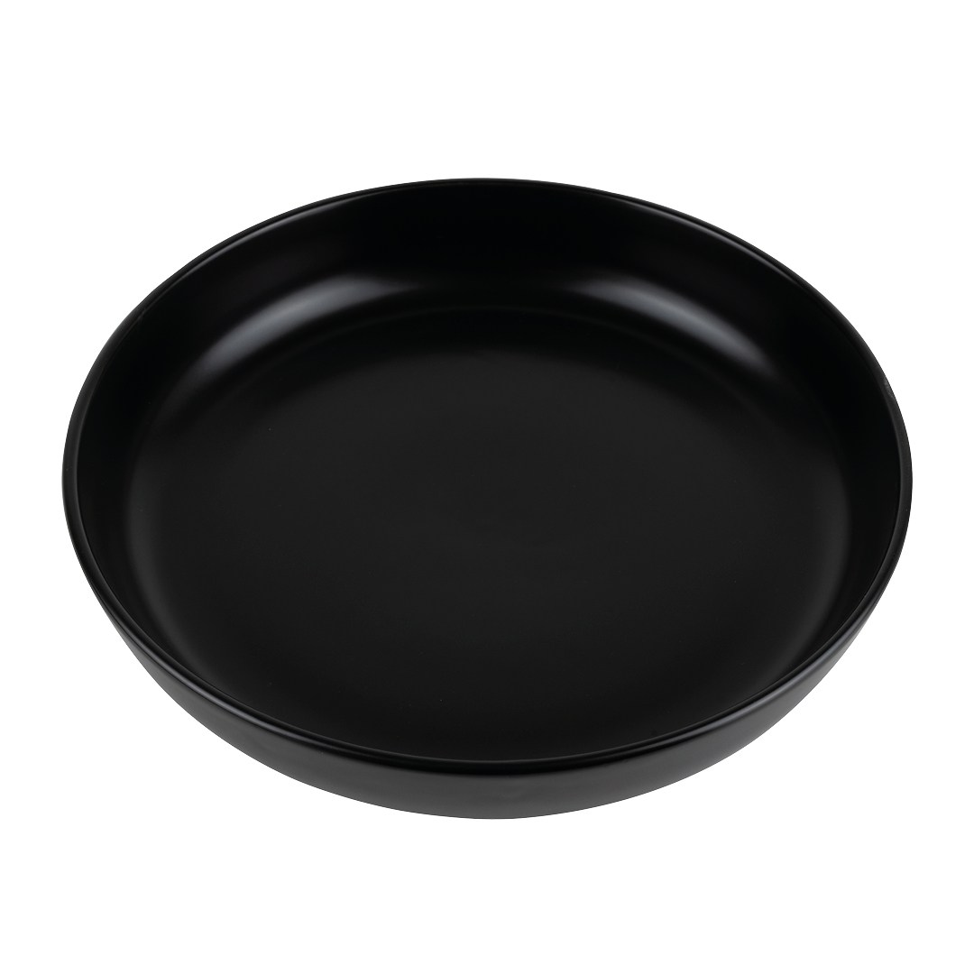 Polohlboký tanier FUTURE BLACK 24 cm