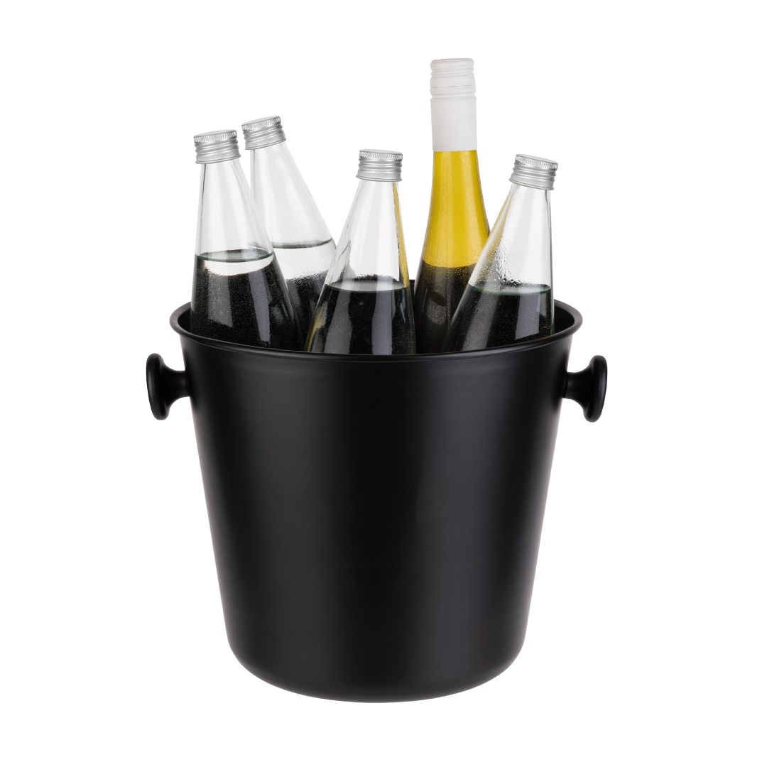 Chladič na sekt čierny, výška 23 cm