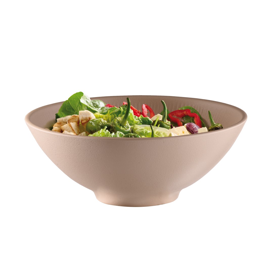 Melamínová miska NERO, priemer 24 cm, výška 9 cm, béžová