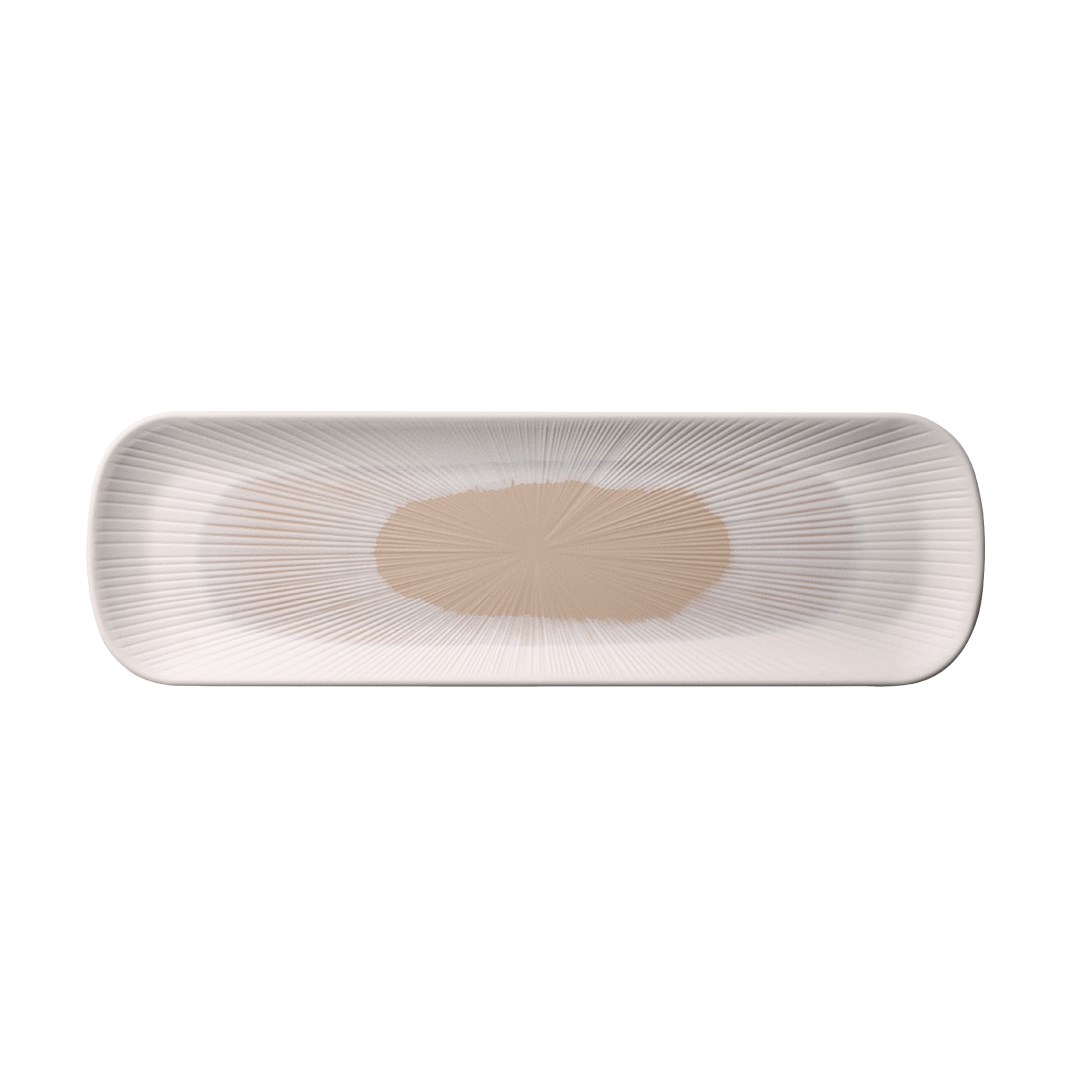 Melamínový podnos BLUSH, GN 2/4 53,0 x 16,2, výška 2,5 cm
