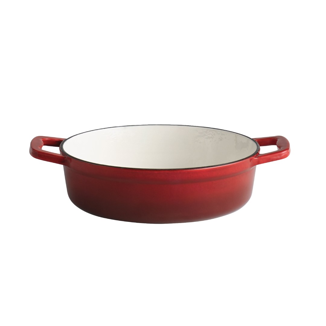 Liatinový pekáč s pokrievkou 5 STARS, 25 x 25 cm, červený 2,5l