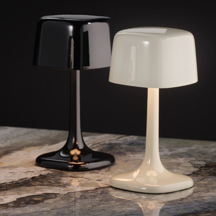 Stolová lampa SOHO, čierna, výška 21,5 cm