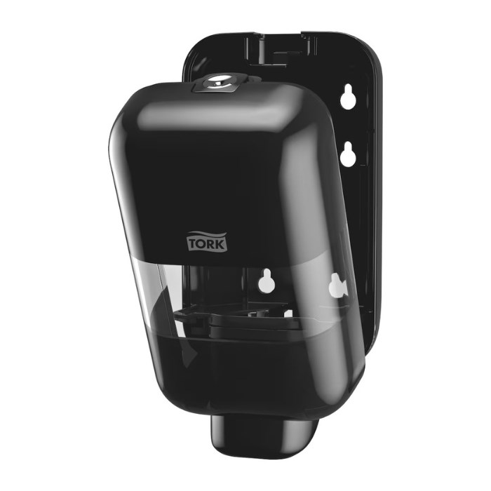 Dávkovač na penové, tekuté mydlo a dezinfekcia S-Box Mini čierny S5