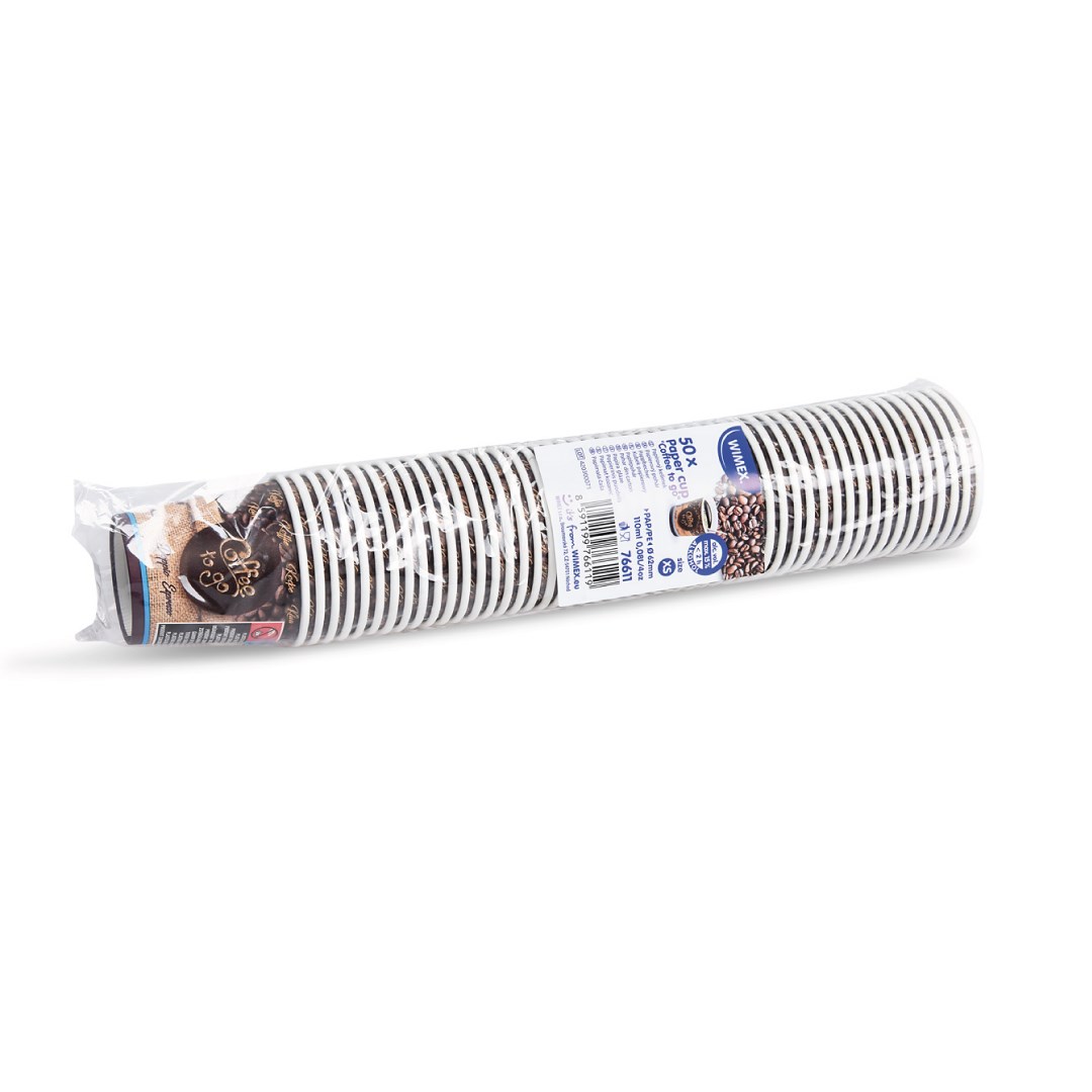 Papierový kelímok Coffee to go 110 ml XS / 50ks (pr. 62mm)