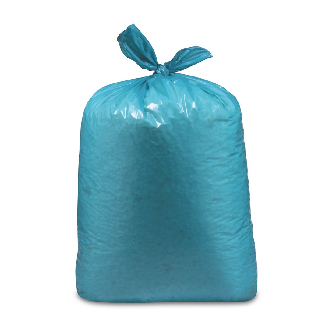 Vrecia na odpad 120 l modré, stredne hrubé / 70 x 110 cm / LDPE 45 my / 25 ks