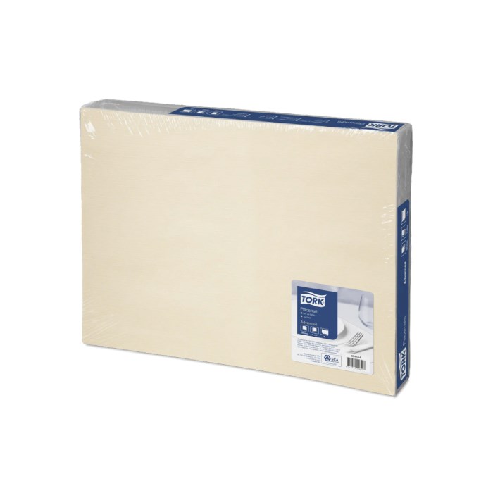 Prestieranie papierové 31x42 cm / 500ks 1-vrstvové krémové