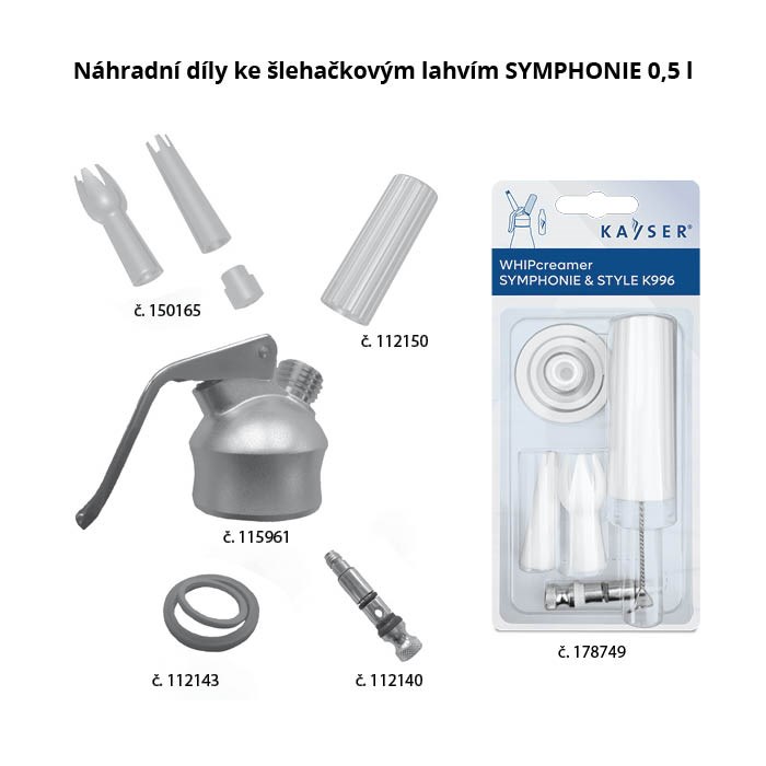 Náhradné tesnenie šedej K750