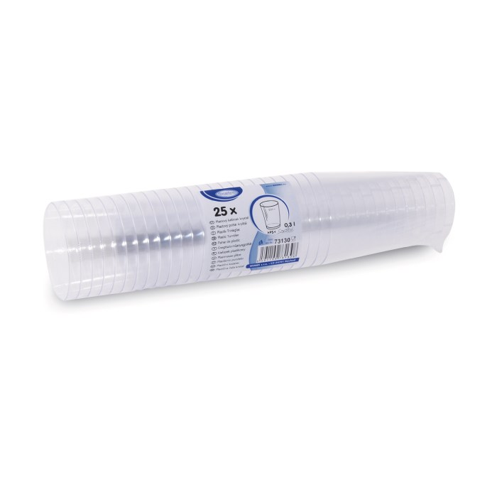 Téglik kryštál 0,3 l / 25 ks