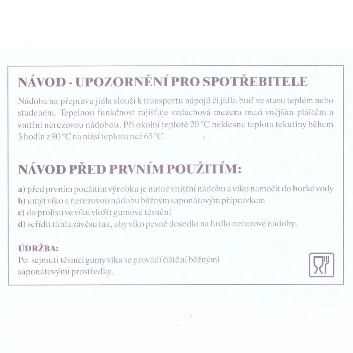 Termos celonerezový - 10 l, s výpustným kohútikom